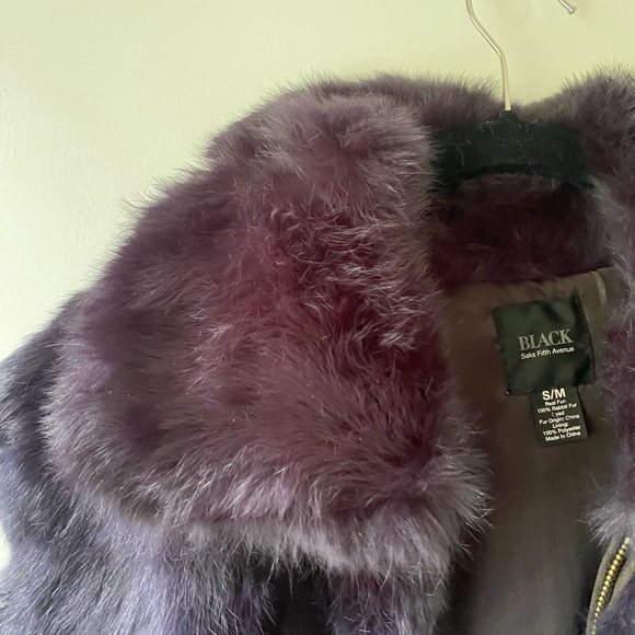 100% Real Rabbit Fur Vest Size S/M - Picture 3 of 7